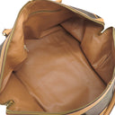 セリーヌ CELINE マカダム ブラウン PVC レザー ボストンバッグ ゴールド金具 総柄 トリオンフ ロゴ ヴィンテージ