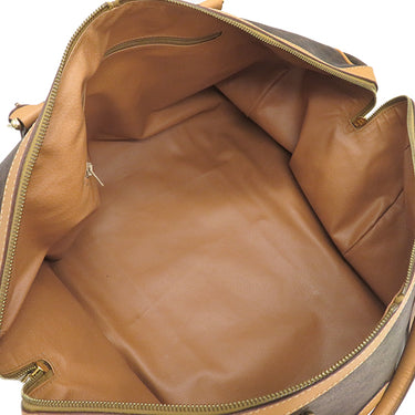 セリーヌ CELINE マカダム ブラウン PVC レザー ボストンバッグ ゴールド金具 総柄 トリオンフ ロゴ ヴィンテージ