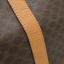 セリーヌ CELINE マカダム ブラウン PVC レザー ボストンバッグ ゴールド金具 総柄 トリオンフ ロゴ ヴィンテージ