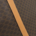 セリーヌ CELINE マカダム ブラウン PVC レザー ボストンバッグ ゴールド金具 総柄 トリオンフ ロゴ ヴィンテージ