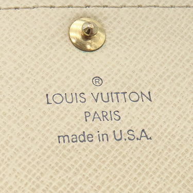 ルイヴィトン LOUIS VUITTON ポルトフォイユ サラ N61735 ダミエアズール ダミエアズールキャンバス 長財布 ゴールド金具 白
