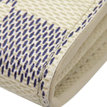 ルイヴィトン LOUIS VUITTON ポルトフォイユ サラ N61735 ダミエアズール ダミエアズールキャンバス 長財布 ゴールド金具 白