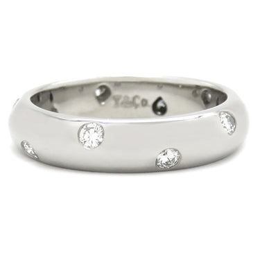 ティファニー Tiffany & Co ドッツ ダイヤリング プラチナ Pt950 ダイヤモンド リング 指輪 プラチナ 8号