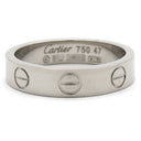 カルティエ Cartier ミニラブリング B4085100 ホワイトゴールド K18WG #47(JP7) リング 指輪 LOVE Ring 750 7号