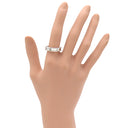 ブルガリ BVLGARI ビーゼロワン B-zero1 ダイヤリング XS ホワイトゴールド K18WG #52(JP12) リング 指輪 750WG 18金 12号