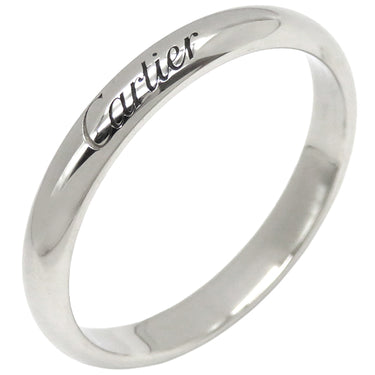 カルティエ Cartier C ドゥ カルティエ B4232456 プラチナシルバー Pt950 #56(JP16) リング 指輪 ウェディングリング プラチナ 16号