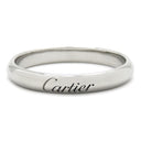 カルティエ Cartier C ドゥ カルティエ B4232456 プラチナシルバー Pt950 #56(JP16) リング 指輪 ウェディングリング プラチナ 16号