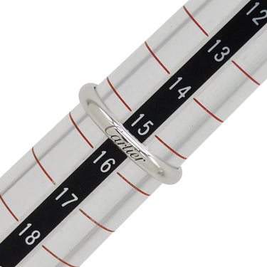 カルティエ Cartier C ドゥ カルティエ B4232456 プラチナシルバー Pt950 #56(JP16) リング 指輪 ウェディングリング プラチナ 16号