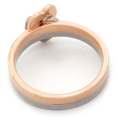 カルティエ Cartier ダブルハート ピンクゴールドXホワイトゴールド K18PG K18WG #49(JP9) リング 指輪 2カラー コンビ 8.5号