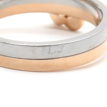 カルティエ Cartier ダブルハート ピンクゴールドXホワイトゴールド K18PG K18WG #49(JP9) リング 指輪 2カラー コンビ 8.5号