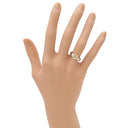 カルティエ Cartier ダブルハート ピンクゴールドXホワイトゴールド K18PG K18WG #49(JP9) リング 指輪 2カラー コンビ 8.5号