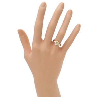 カルティエ Cartier ダブルハート ピンクゴールドXホワイトゴールド K18PG K18WG #49(JP9) リング 指輪 2カラー コンビ 8.5号