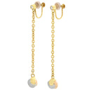 カルティエ Cartier ベビートリニティ B8020800 ホワイトゴールドXイエローゴールドXピンクゴールド K18WG K18YG K18PG ダイヤモンド イヤリング スリーカラー 1Pダイヤ 750 18K 18金