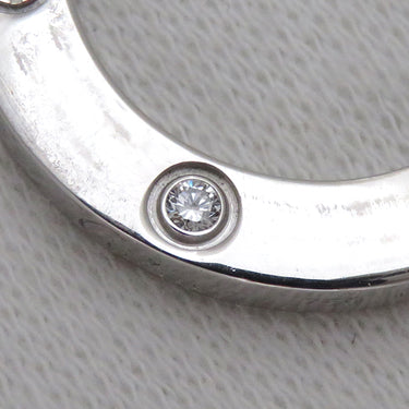カルティエ Cartier ラブ サークル ダイヤ B7014600 ホワイトゴールド K18WG ダイヤモンド ネックレス 18金 750WG 3Pダイヤ