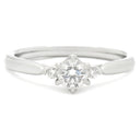 ニワカ NIWAKA 白鈴 ダイヤリング 3456N2 プラチナシルバー Pt950 ダイヤモンド リング 指輪 3石 俄 10.5号