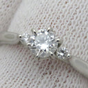 ニワカ NIWAKA 白鈴 ダイヤリング 3456N2 プラチナシルバー Pt950 ダイヤモンド リング 指輪 3石 俄 10.5号