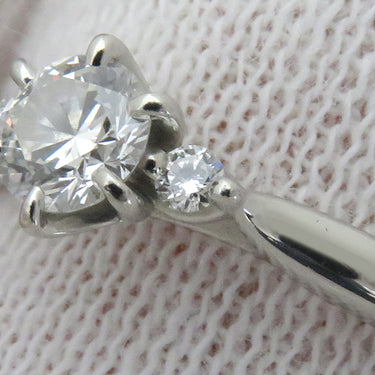 ニワカ NIWAKA 白鈴 ダイヤリング 3456N2 プラチナシルバー Pt950 ダイヤモンド リング 指輪 3石 俄 10.5号