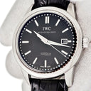 腕時計 IWC IWC ヴィンテージ インヂュニア IW323301 自動巻き メンズ デイト ブラック 黒 バー シースルーバック