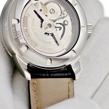 腕時計 IWC IWC ヴィンテージ インヂュニア IW323301 自動巻き メンズ デイト ブラック 黒 バー シースルーバック