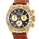 腕時計 ロレックス ROLEX コスモグラフ デイトナ 116518 D番 自動巻き メンズ D番 K18YG無垢 黒 金目 赤針 赤巻き ポールニューマン