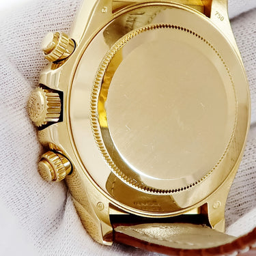 腕時計 ロレックス ROLEX コスモグラフ デイトナ 116518 D番 自動巻き メンズ D番 K18YG無垢 黒 金目 赤針 赤巻き ポールニューマン