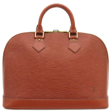 ルイヴィトン LOUIS VUITTON アルマ M52143 ケニアブラウン エピレザー 2WAYバッグ ゴールド金具 茶 ハンドバッグ ショルダー 鍵・パドロック欠品