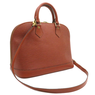 ルイヴィトン LOUIS VUITTON アルマ M52143 ケニアブラウン エピレザー 2WAYバッグ ゴールド金具 茶 ハンドバッグ ショルダー 鍵・パドロック欠品