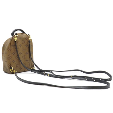 ルイヴィトン LOUIS VUITTON パームスプリングスMINI M44872 モノグラム モノグラムキャンバス モノグラムリバースキャンバス 2WAYバッグ ゴールド金具 茶
