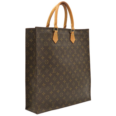 ルイヴィトン LOUIS VUITTON サック プラ M51140 モノグラム モノグラムキャンバス トートバッグ ゴールド金具 茶 ハンドバッグ