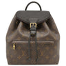 ルイヴィトン LOUIS VUITTON モンスリNM PM M45515 モノグラム モノグラムキャンバス レザー リュック・デイパック ゴールド金具 茶 黒 レザーチャーム欠品