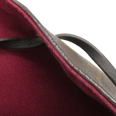 ルイヴィトン LOUIS VUITTON モンスリNM PM M45515 モノグラム モノグラムキャンバス レザー リュック・デイパック ゴールド金具 茶 黒 レザーチャーム欠品