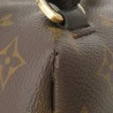 ルイヴィトン LOUIS VUITTON モンスリNM PM M45515 モノグラム モノグラムキャンバス レザー リュック・デイパック ゴールド金具 茶 黒 レザーチャーム欠品