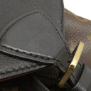 ルイヴィトン LOUIS VUITTON モンスリNM PM M45515 モノグラム モノグラムキャンバス レザー リュック・デイパック ゴールド金具 茶 黒 レザーチャーム欠品