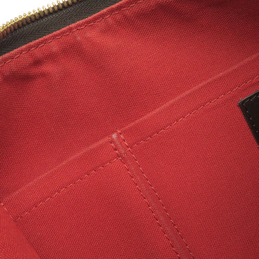 ルイヴィトン LOUIS VUITTON テムズ GM N48181 ダミエエベヌ ダミエキャンバス ショルダーバッグ ゴールド金具 茶 肩掛け