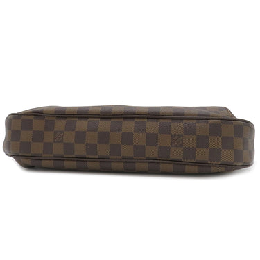 ルイヴィトン LOUIS VUITTON テムズ GM N48181 ダミエエベヌ ダミエキャンバス ショルダーバッグ ゴールド金具 茶 肩掛け