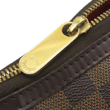 ルイヴィトン LOUIS VUITTON テムズ GM N48181 ダミエエベヌ ダミエキャンバス ショルダーバッグ ゴールド金具 茶 肩掛け
