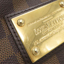 ルイヴィトン LOUIS VUITTON テムズ GM N48181 ダミエエベヌ ダミエキャンバス ショルダーバッグ ゴールド金具 茶 肩掛け