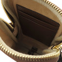 グッチ GUCCI インターロッキングG ミニショルダー 700959 ベージュ×ブラウン GGスプリームキャンバス レザー ショルダーバッグ ゴールド金具 茶 ダブルG