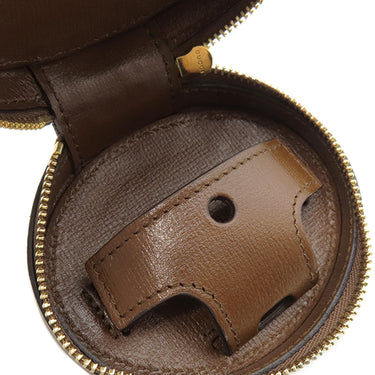 グッチ GUCCI インターロッキングG ミニショルダー 700959 ベージュ×ブラウン GGスプリームキャンバス レザー ショルダーバッグ ゴールド金具 茶 ダブルG