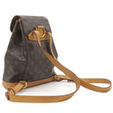 ルイヴィトン LOUIS VUITTON モンスリ MM M51136 モノグラム モノグラムキャンバス リュック・デイパック ゴールド金具 茶 バックパック