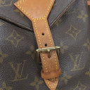 ルイヴィトン LOUIS VUITTON モンスリ MM M51136 モノグラム モノグラムキャンバス リュック・デイパック ゴールド金具 茶 バックパック