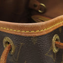 ルイヴィトン LOUIS VUITTON モンスリ MM M51136 モノグラム モノグラムキャンバス リュック・デイパック ゴールド金具 茶 バックパック