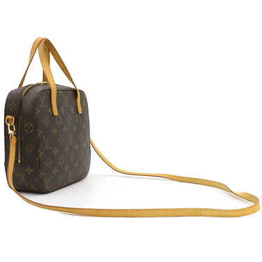 ルイヴィトン LOUIS VUITTON スポンティーニ M47500 モノグラム モノグラムキャンバス 2WAYバッグ ゴールド金具 茶 ショルダー
