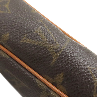 ルイヴィトン LOUIS VUITTON ポシェット マルリーバンドリエール M51828 モノグラム モノグラムキャンバス ショルダーバッグ ゴールド金具 茶 斜め掛け