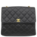 シャネル CHANEL マトラッセ ショルダーバッグ ブラック キャビアスキン ショルダーバッグ ゴールド金具 黒 ココマーク