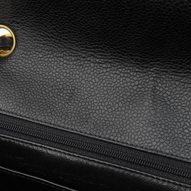 シャネル CHANEL マトラッセ ショルダーバッグ ブラック キャビアスキン ショルダーバッグ ゴールド金具 黒 ココマーク