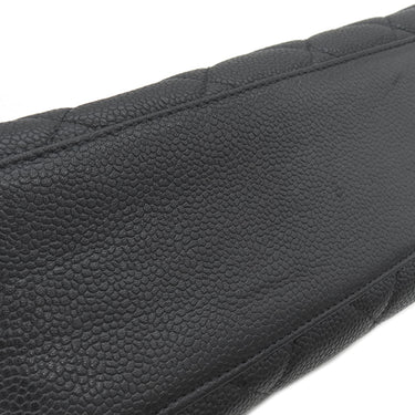 シャネル CHANEL マトラッセ ショルダーバッグ ブラック キャビアスキン ショルダーバッグ ゴールド金具 黒 ココマーク