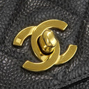 シャネル CHANEL マトラッセ ショルダーバッグ ブラック キャビアスキン ショルダーバッグ ゴールド金具 黒 ココマーク