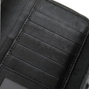 グッチ GUCCI マイクログッチシマ 449364 ブラック レザー 長財布 ゴールド金具 黒 ダブルG ラウンドファスナー