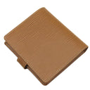 ルイヴィトン LOUIS VUITTON ポルトビエ コンパクト M63551 キャメル エピレザー 二つ折り財布 シルバー金具 茶 コンパクト財布